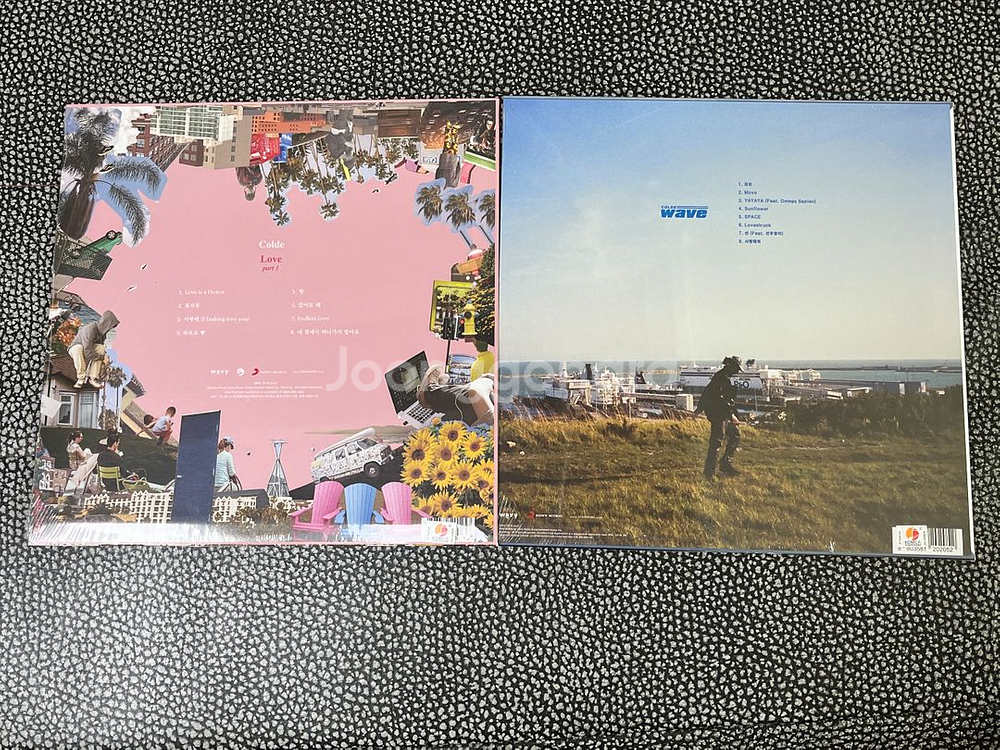 콜드 lp love part 1 + wave 세트 미개봉--1