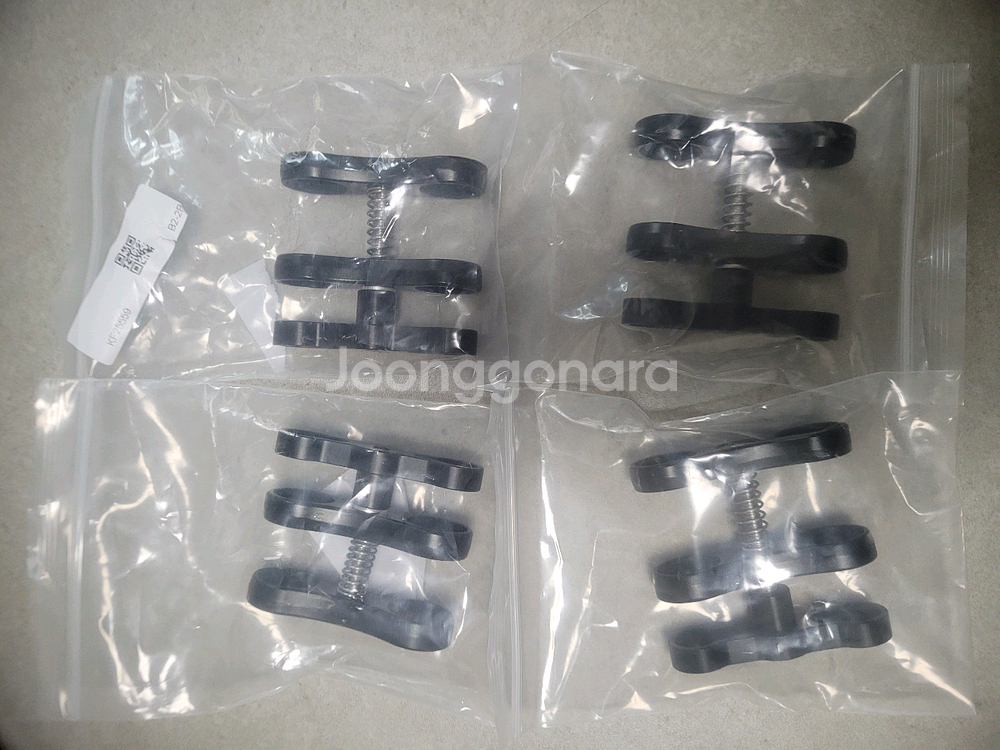 수중카메라 볼클램프 버터플라이 클램프 4피스--0