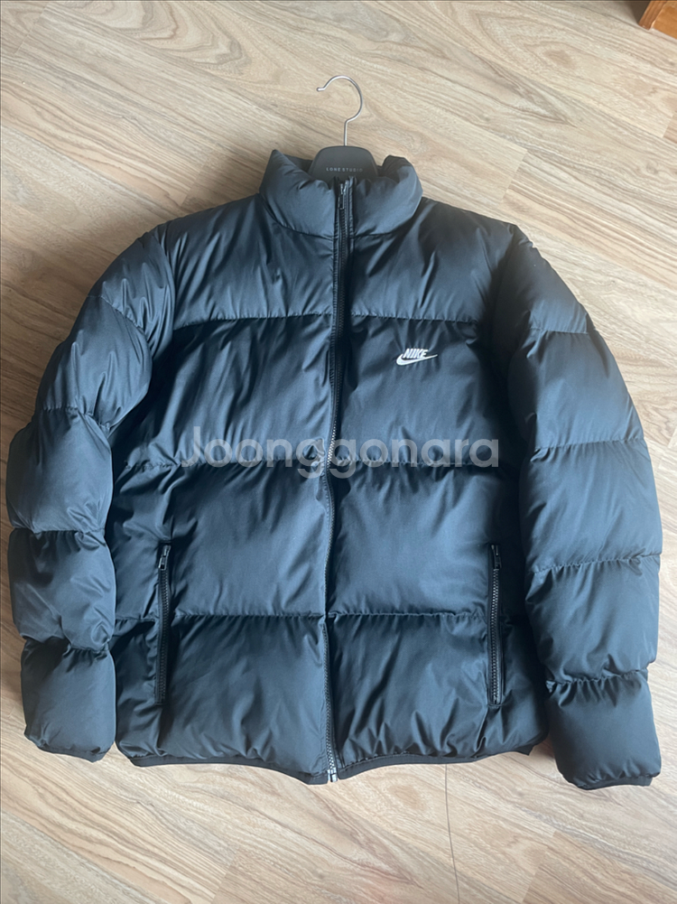 나이키 nsw 패딩 자켓 블랙--0