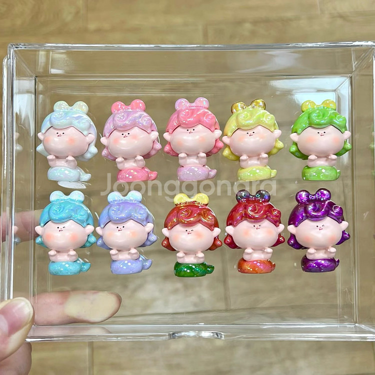 수지 제작 피규어 아마릴리스 뱀공주 글로시 코팅 미니어처 오브제--0