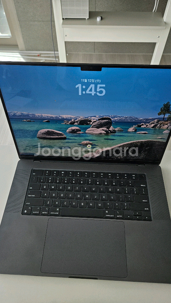 맥북프로 16 m3 max 32gb 1tb 블랙 영문자판 팝니다--1