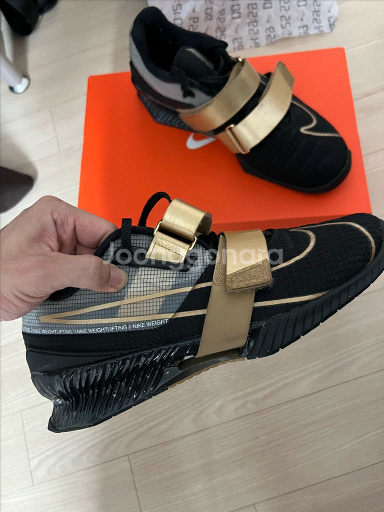 나이키 로말레오4 역도화 블랙/골드 275--3