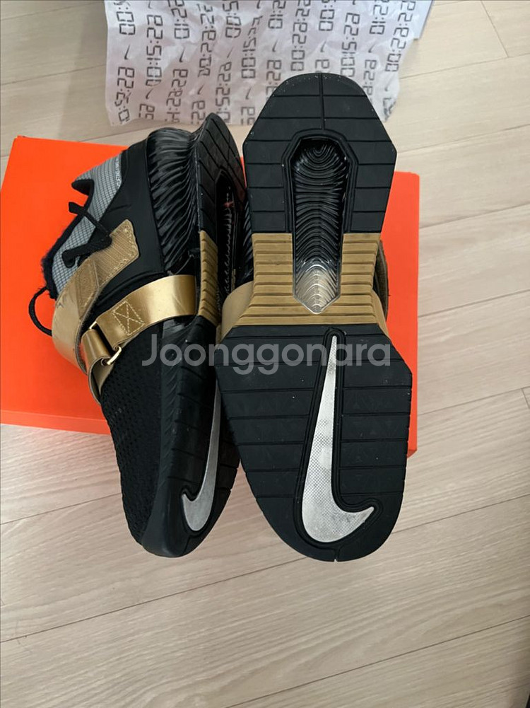 나이키 로말레오4 역도화 블랙/골드 275--5