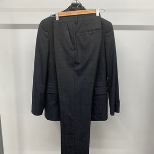 (95,30) 남성용 바쏘 23년 울 혼방 체크 정장 세트 수트 셋업 이미지