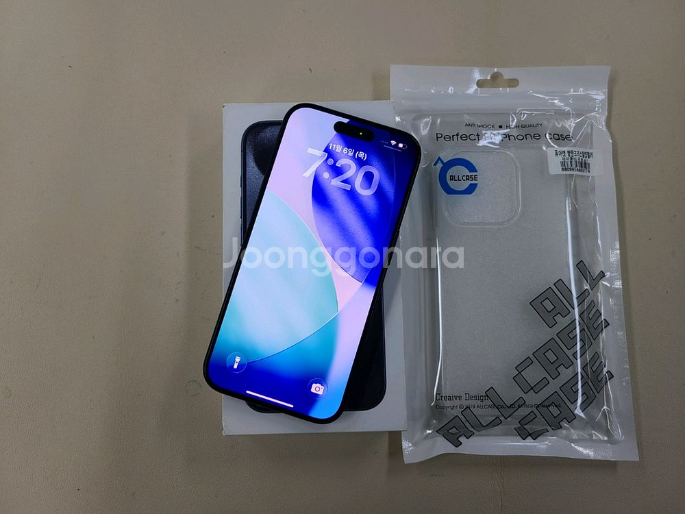 아이폰15프로 128G 밧데리89프로 무찍힘 상태굿 ^^--1