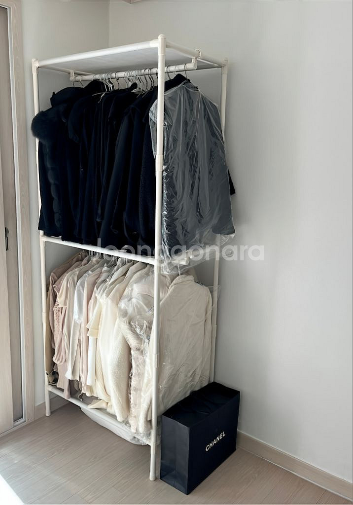 [최저가+사은품]드레스룸 시스템 철제 옷장 옷걸이 행거--5