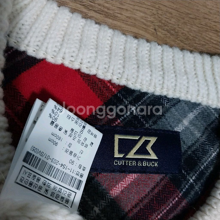 커터앤벅 니트 베스트 여성90--1