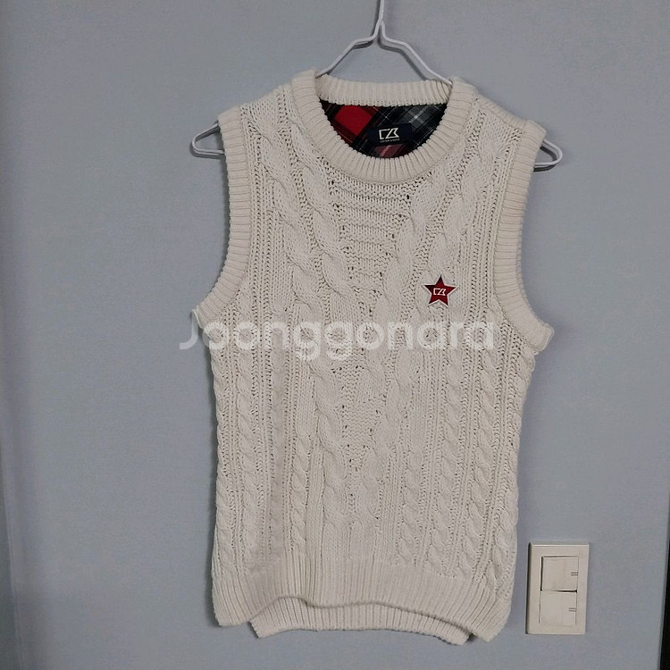 커터앤벅 니트 베스트 여성90--0