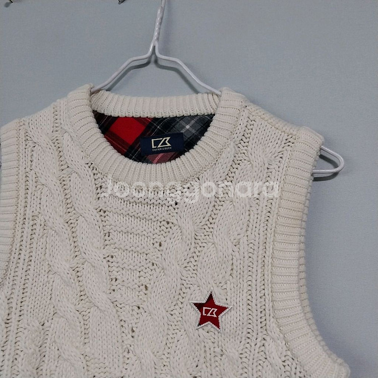 커터앤벅 니트 베스트 여성90--3