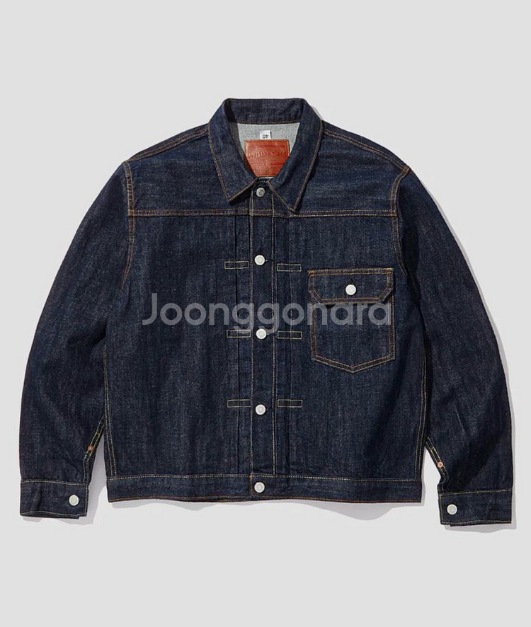 [멋랩]아웃스탠딩 데님 트러커 자켓 M--0