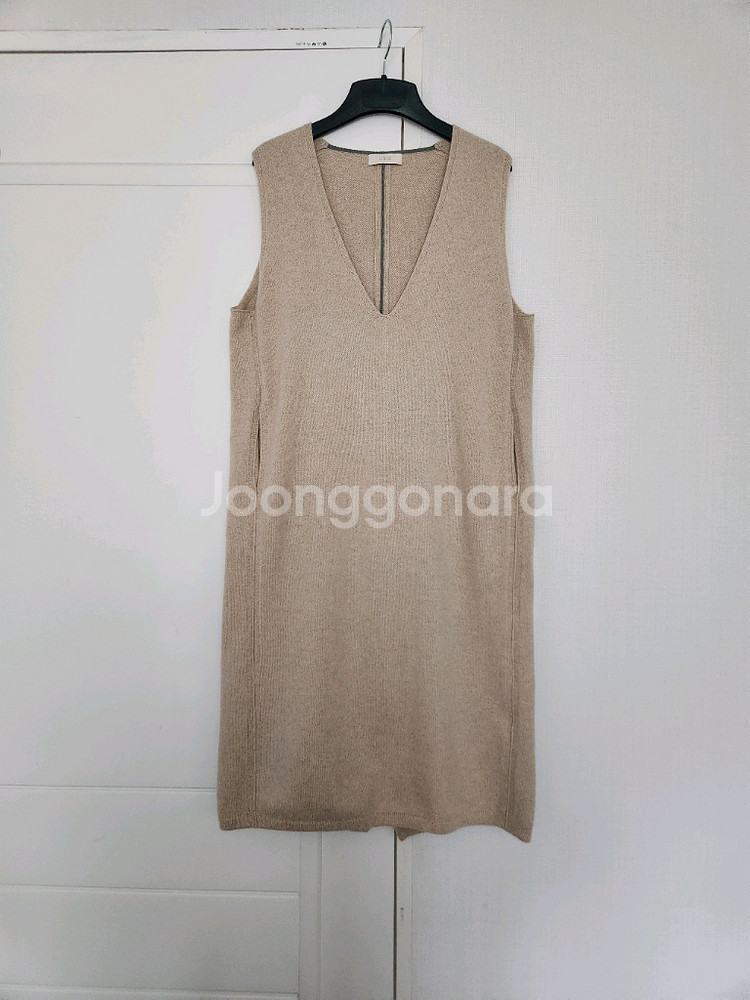 르베이지 캐시 100 롱니트베스트--0