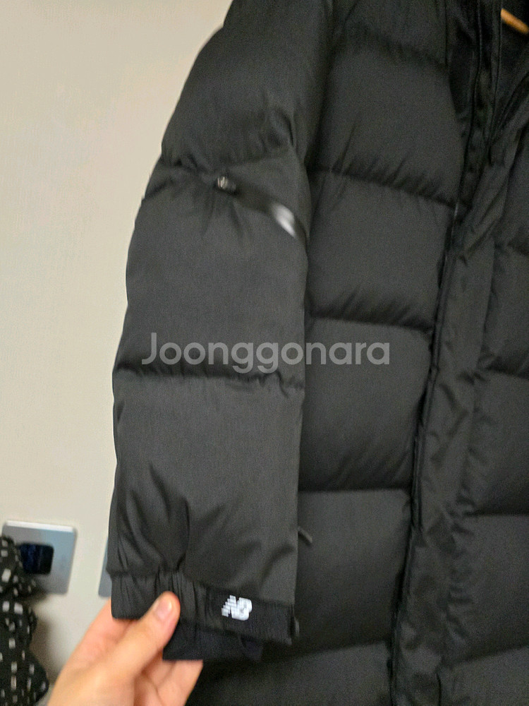 뉴발란스 덕다운 롱패딩--2