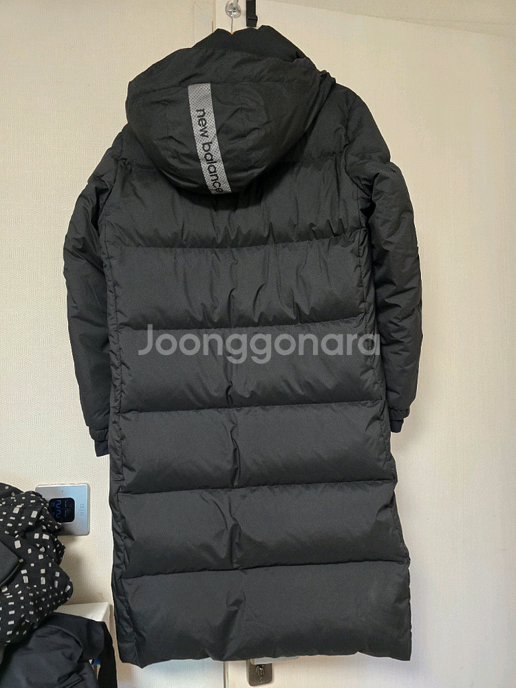 뉴발란스 덕다운 롱패딩--1