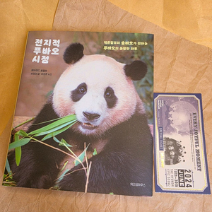 전지적푸바오시점 새책 + 24년도 팝업티켓 가격내림