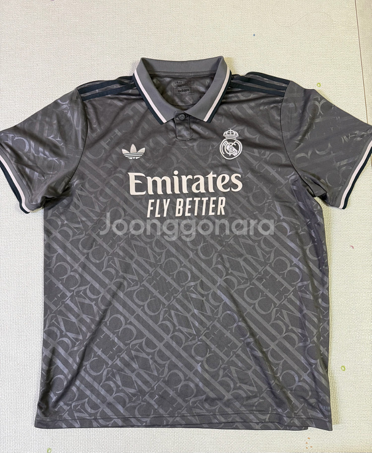 아디다스 레알 2024/25 3rd 써드 저지 차콜 4XL(KR)--0