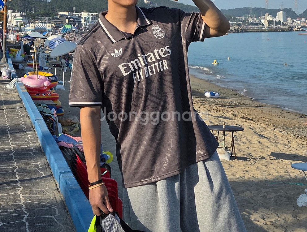 아디다스 레알 2024/25 3rd 써드 저지 차콜 4XL(KR)--4