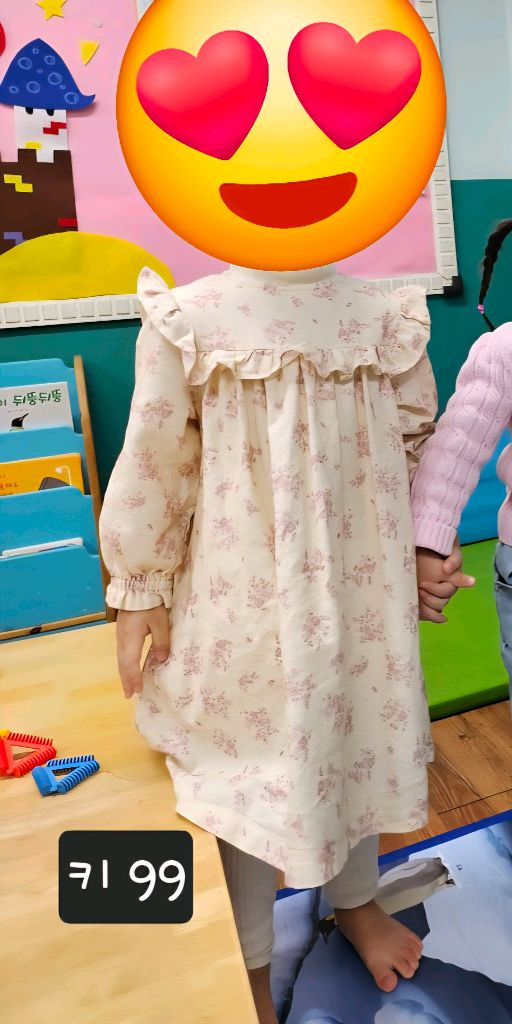 메리앤본 분홍꽃원피스--1