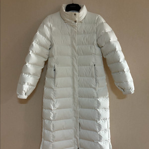 여성 네파 구스다운 거위털 롱패딩점퍼 95 착샷