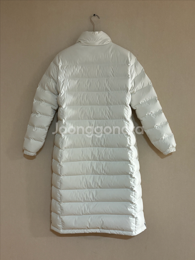 여성 네파 구스다운 거위털 롱패딩점퍼 95 착샷--2