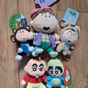 맹구인형키링&짱구인형키링.일괄