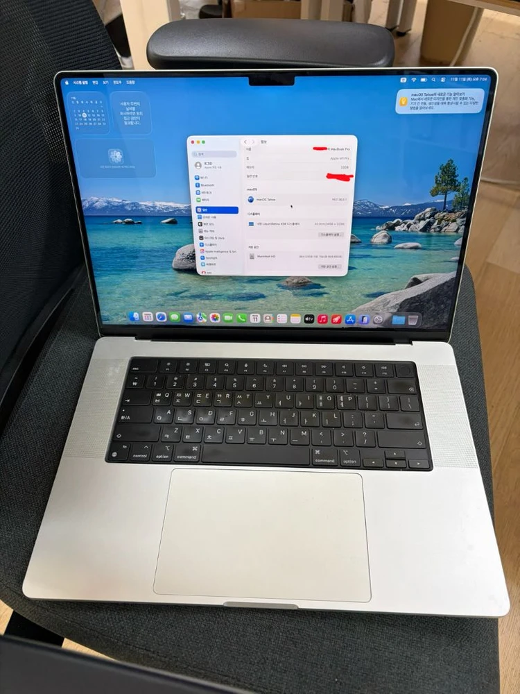 맥북프로 16인치 m1pro 32gb 1tb 이미지