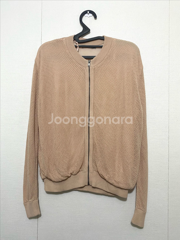 코스 메쉬 니트 집업--0