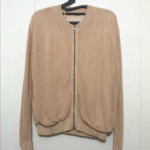 코스 메쉬 니트 집업