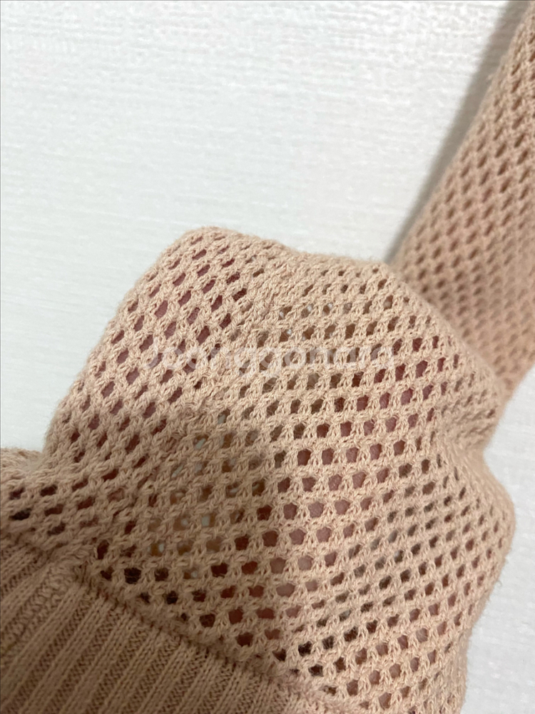 코스 메쉬 니트 집업--2