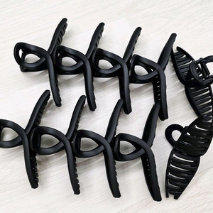 집게핀 꼬임 무광블랙 10개 일괄