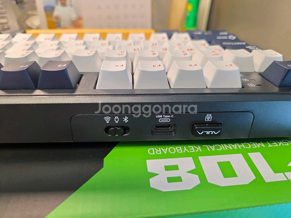 독거미 AULA F108 기계식 키보드 풍령축--4