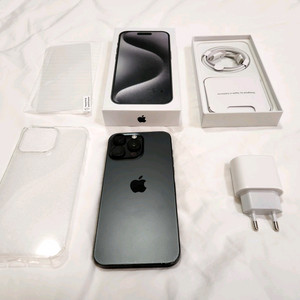 [아이폰 15 프로맥스] 256GB 블랙티타늄 / 배터리 100% / 외관 깔끔