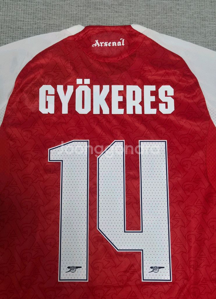 25 26 아스날 홈 요케레스 유니폼 L사이즈--6