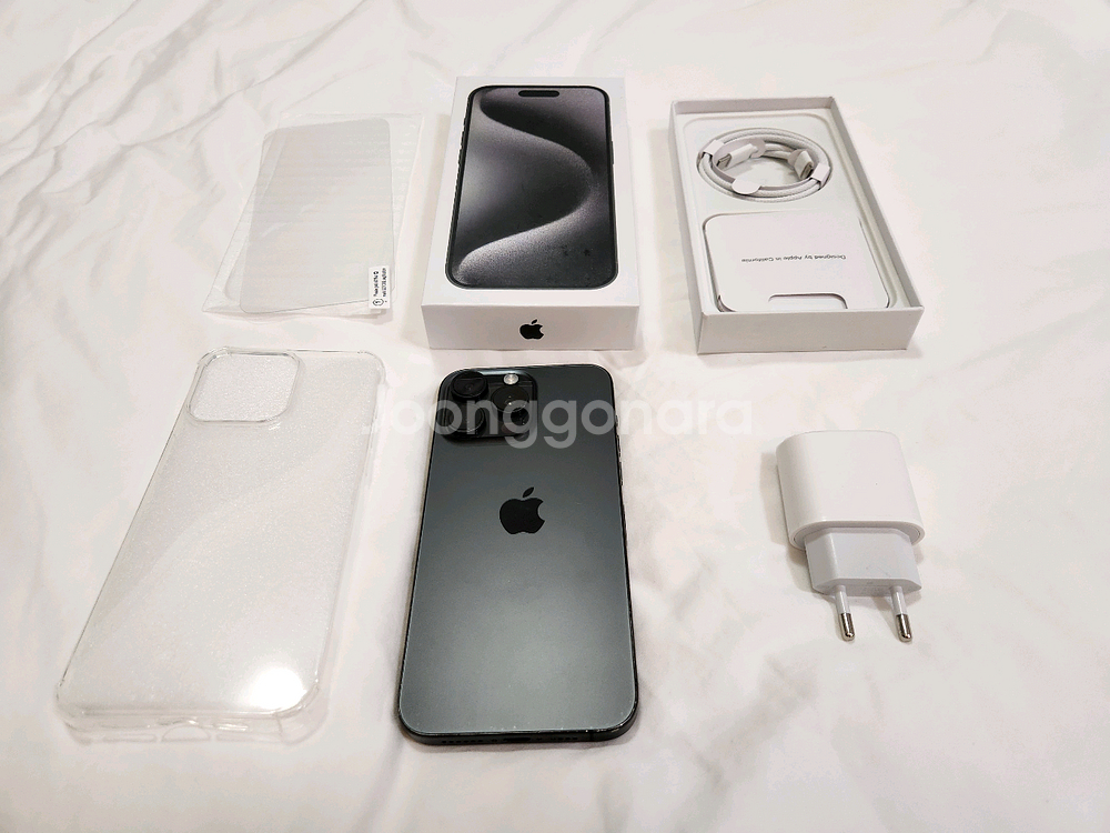 [아이폰 15 프로맥스] 256GB 블랙티타늄 / 배터리 100% / 외관 깔끔--12