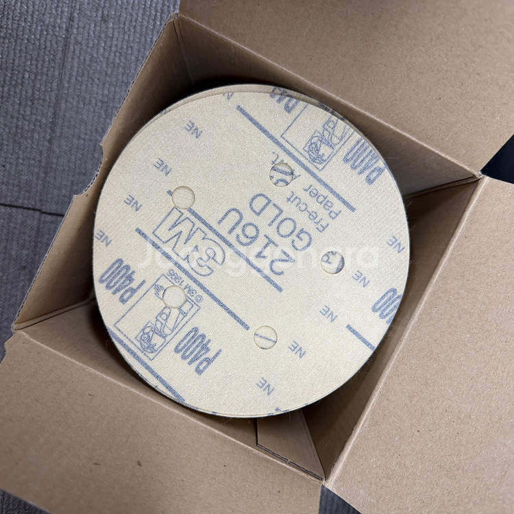 3M 후킷골드 원형 127mm 5홀 P80,120,180,220,320,400 샌딩페이퍼, 연마지--1