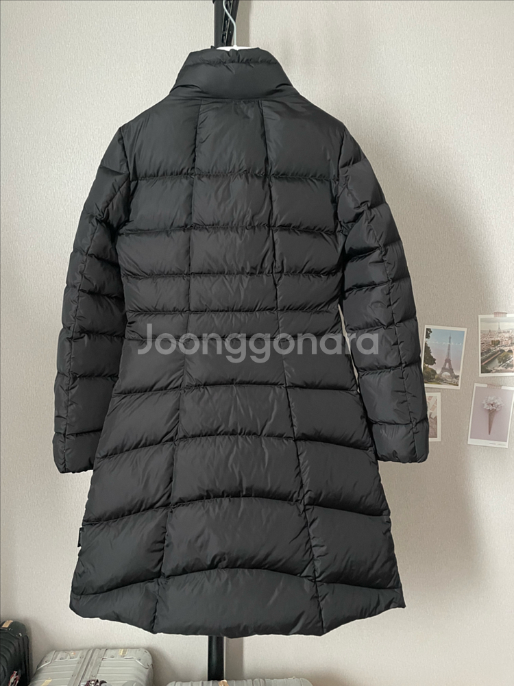 몽클레어 여성 블랙 롱패딩--5