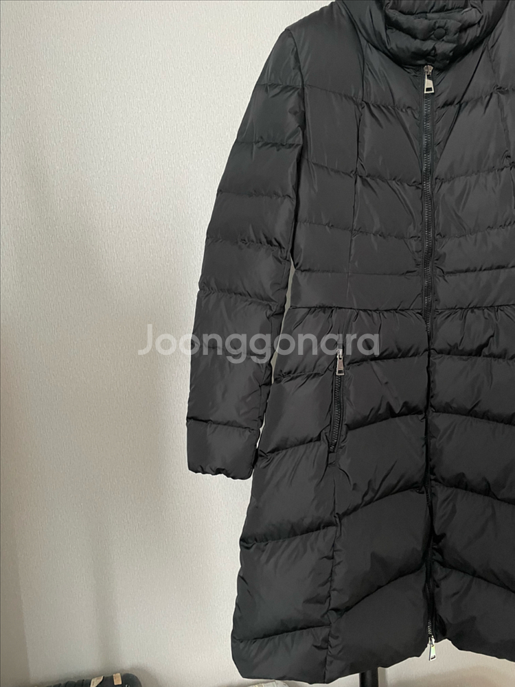 몽클레어 여성 블랙 롱패딩--4