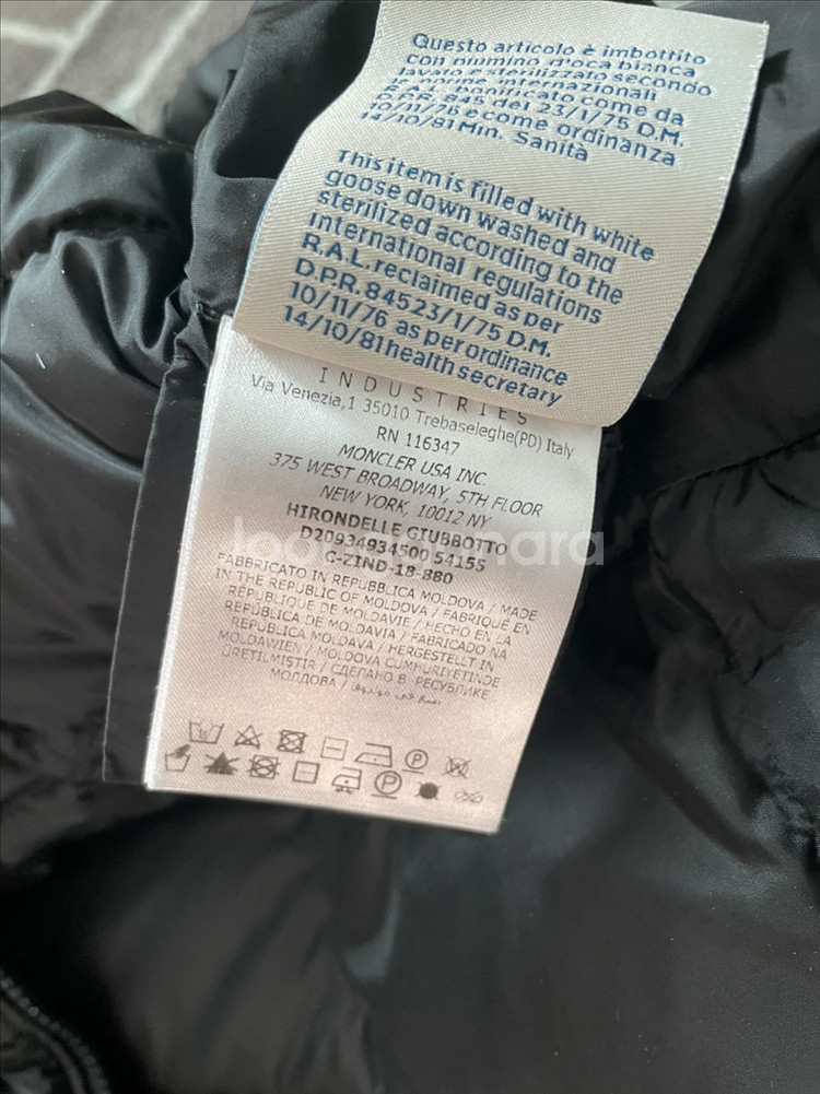 몽클레어 여성 블랙 롱패딩--9
