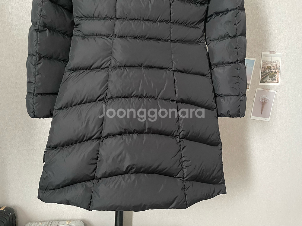 몽클레어 여성 블랙 롱패딩--7