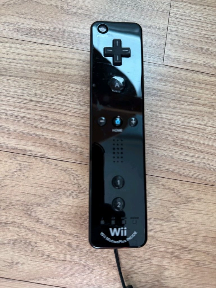 닌텐도위 Wii 모션플러스 리모컨 블랙 이미지