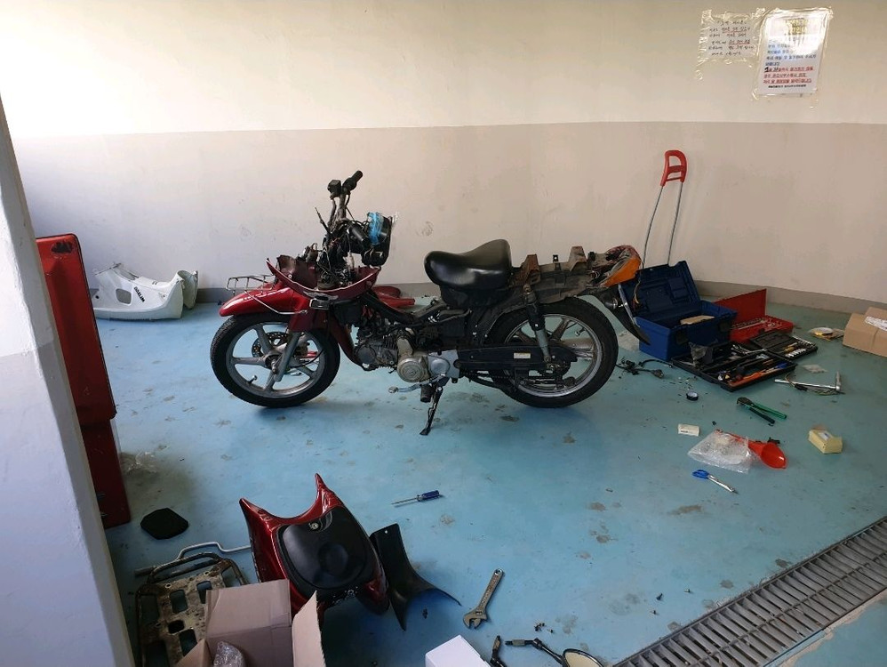 시티에이스110 팝니다.(배달오토바이 시티100) 이미지