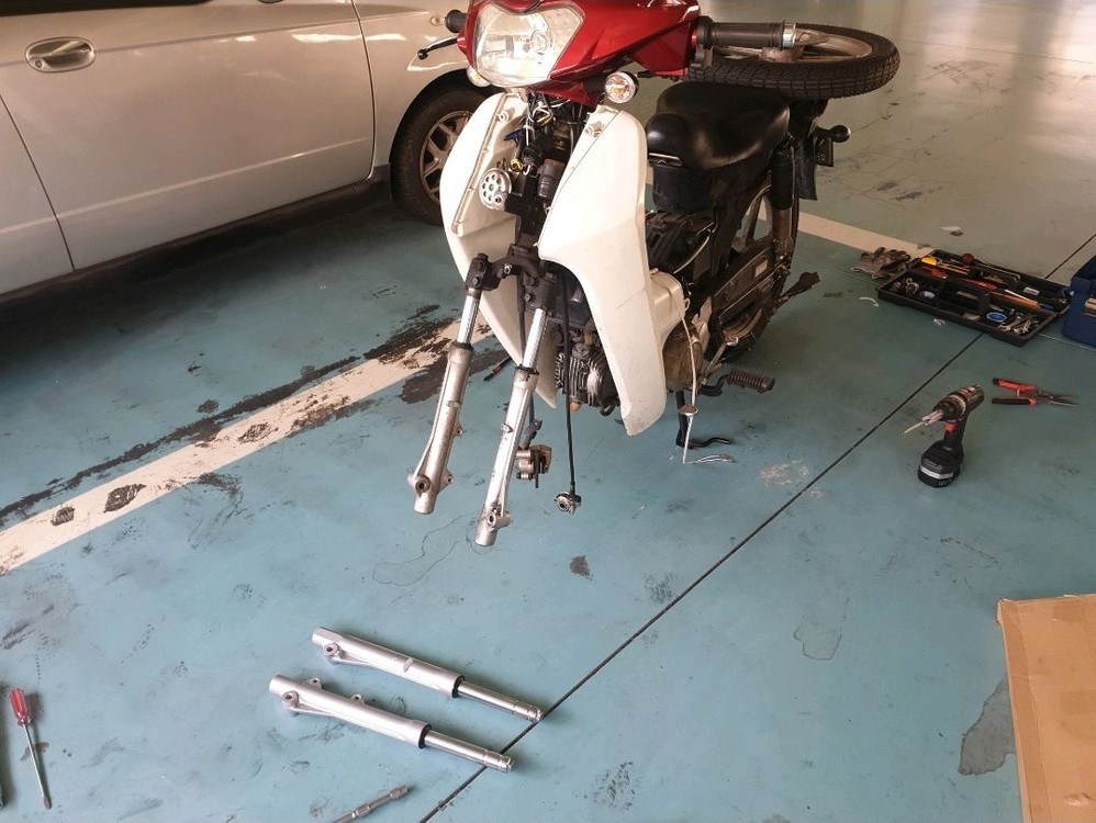 시티에이스110 팝니다.(배달오토바이 시티100) 이미지