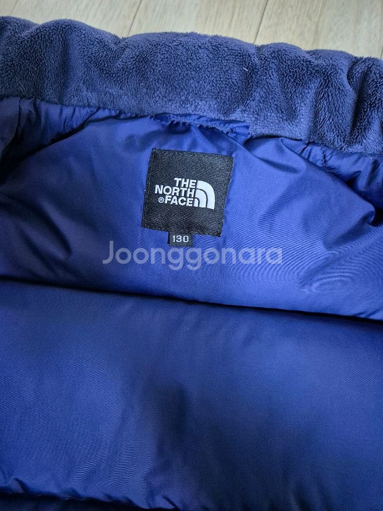 키즈 노스페이스 패딩조끼 130사이즈(6세~7세)--2