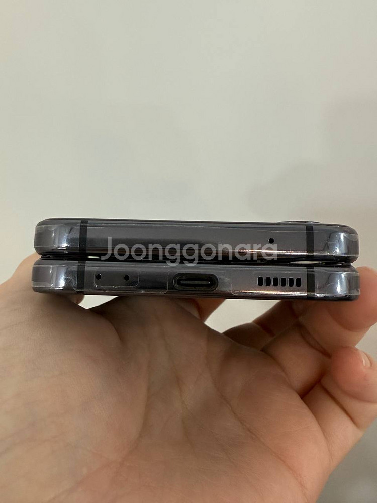 센터판)갤럭시Z플립4 그라파이트 256GB--3