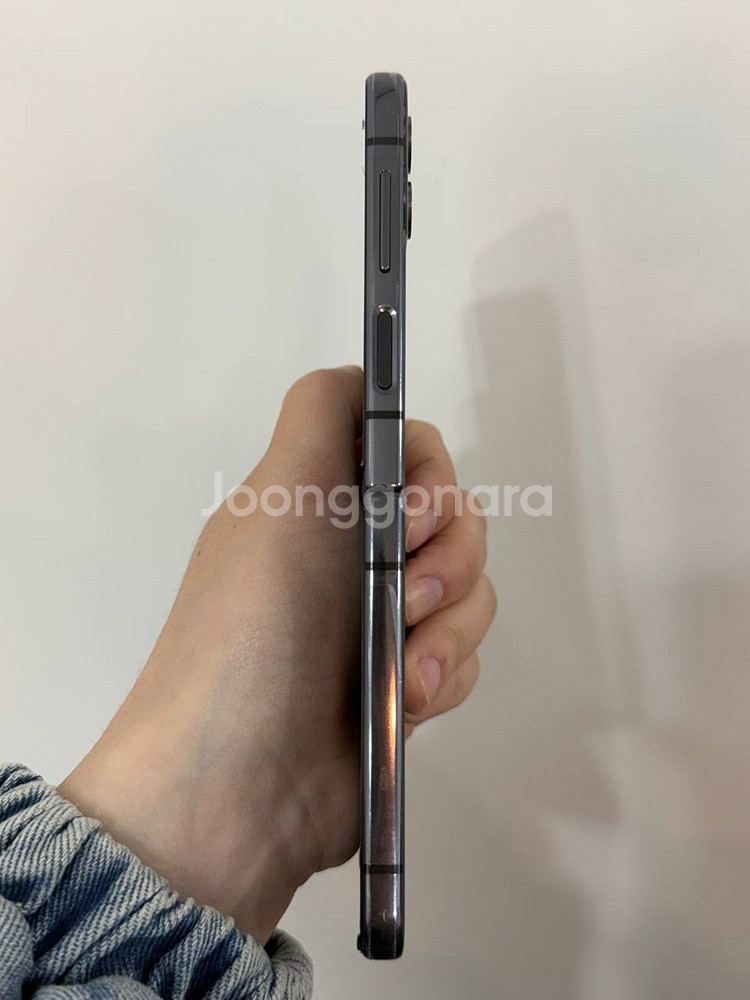 센터판)갤럭시Z플립4 그라파이트 256GB--5