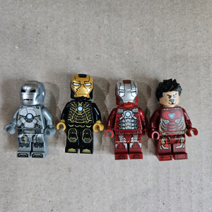 레고 아이언맨 미니피규어 4개 세트