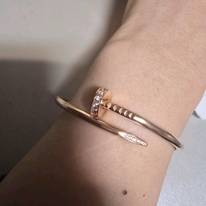 18k핑크골드 팔찌