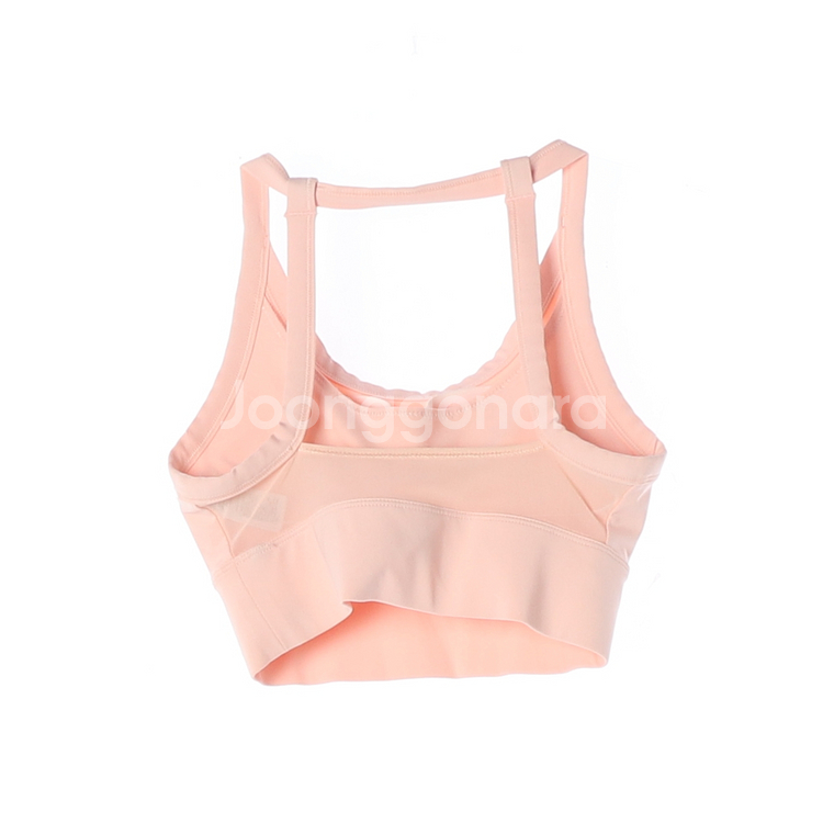 [S]나이키 에어 드라이핏 핑크 메쉬 스포츠브라 브라탑--3