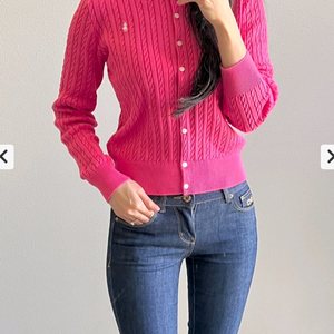 폴로 랄프로렌 케이블 니트 가디건