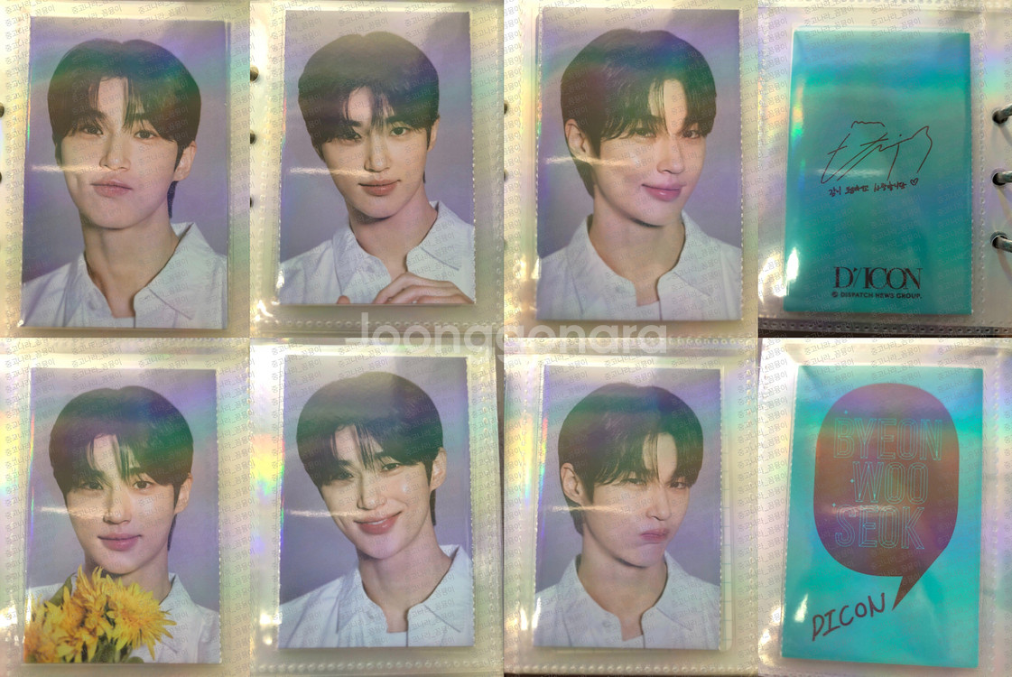 <폴딩 포토카드 분리 X / 스크래치 카드 긁음 X> 변우석 배우 디아이콘 E--8