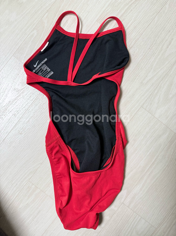 나이키 여성 원피스 수영복 컷아웃 26 레드--1